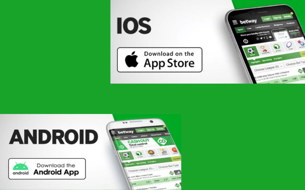 betway app from an android and ios device